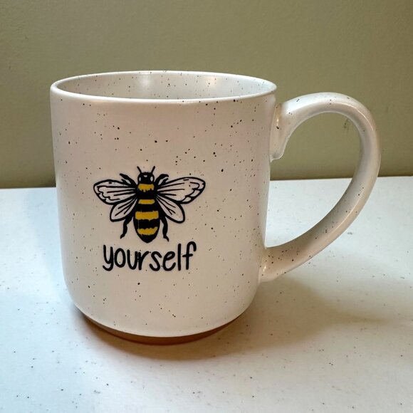 Other - Speckled bee mug Bee Yourself Be Yourself Bee themed coffee mug Bee decoration